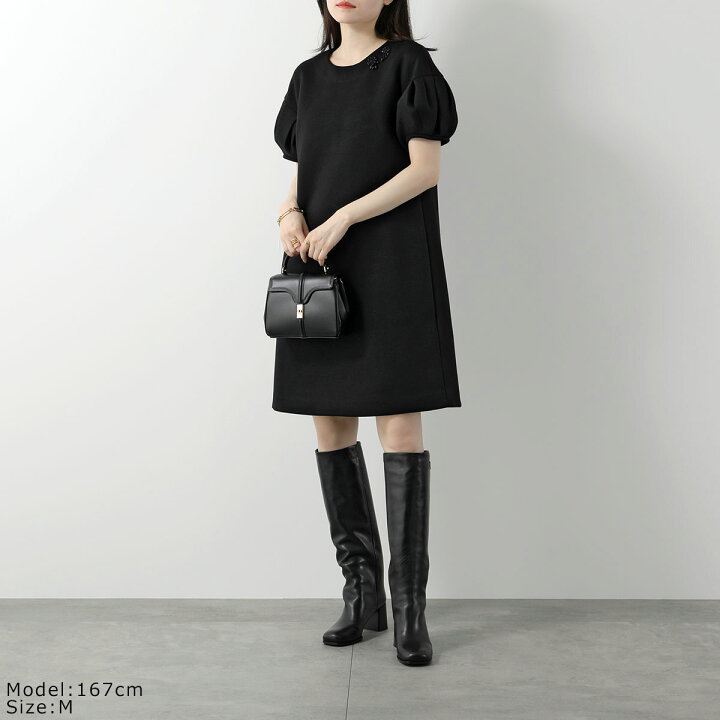 【MAX MARA】Urna ニット メッシュ ミニ ドレス