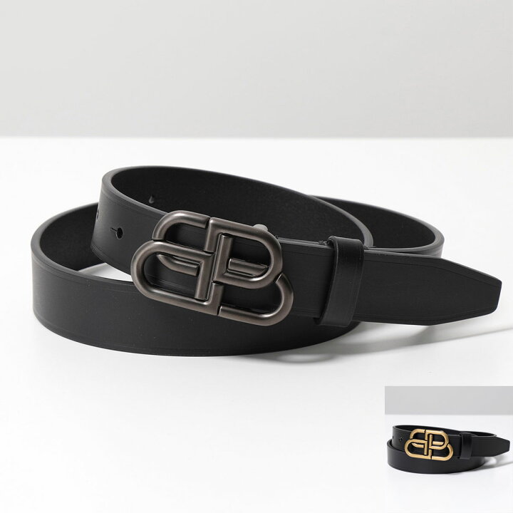 楽天市場】BALENCIAGA バレンシアガ ベルト BB THIN BELT 581690 1CH04 