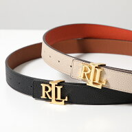 Lauren Ralph Lauren ローレンラルフローレン ベルト REV LRL 30 BELT 412912039 ロゴ リバーシブル ペブ…