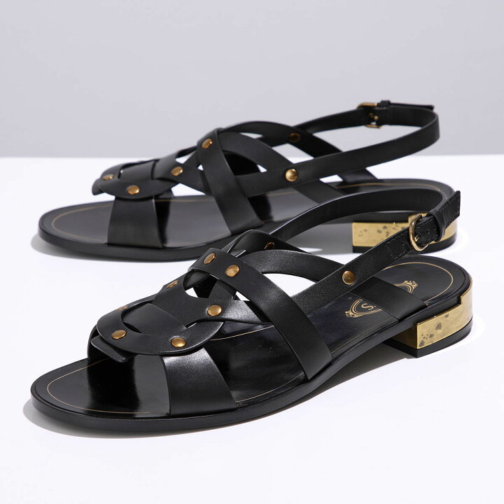 楽天市場】TODS トッズ サンダル XXW42B0AW10D90 レディース レザー 