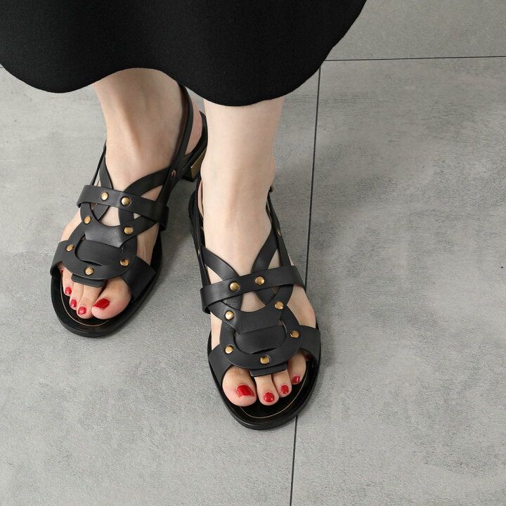 楽天市場】TODS トッズ サンダル XXW42B0AW10D90 レディース レザー 