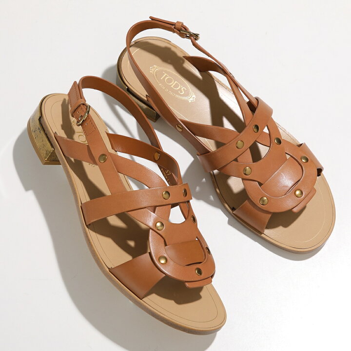 楽天市場】TODS トッズ サンダル XXW42B0AW10D90 レディース レザー 