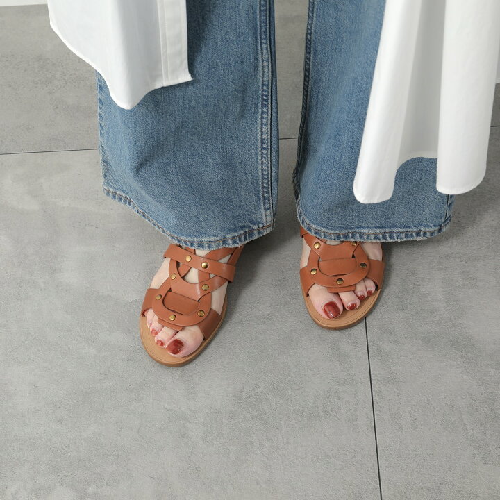 楽天市場】TODS トッズ サンダル XXW42B0AW10D90 レディース レザー 