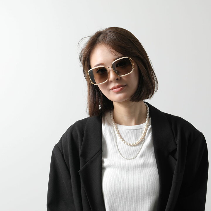 楽天市場】GUCCI グッチ サングラス GG0593SK レディース バタフライ型 