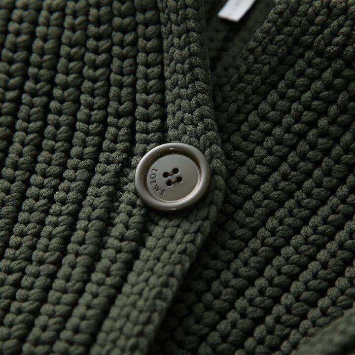 楽天市場】LOEWE ロエベ カーディガン CROPPED JACKE クロップド 