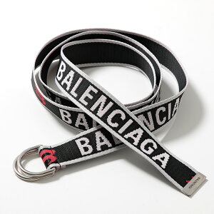 BALENCIAGA �o�����V�A�K �X���C�_�[�x���g D RING BELT 35 703137 210AA �����Y �W���K�[�h���S D�J�� �E�F�r���O�e�[�v 1063/BAL-GREY/CARMIN-RED