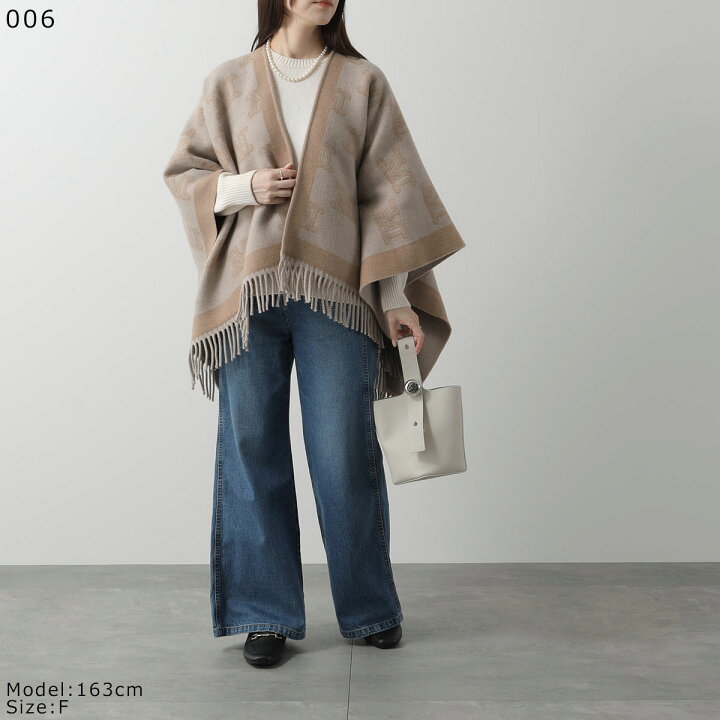 楽天市場】MAX MARA マックスマーラ ケープ FRINE フリンジ レディース  