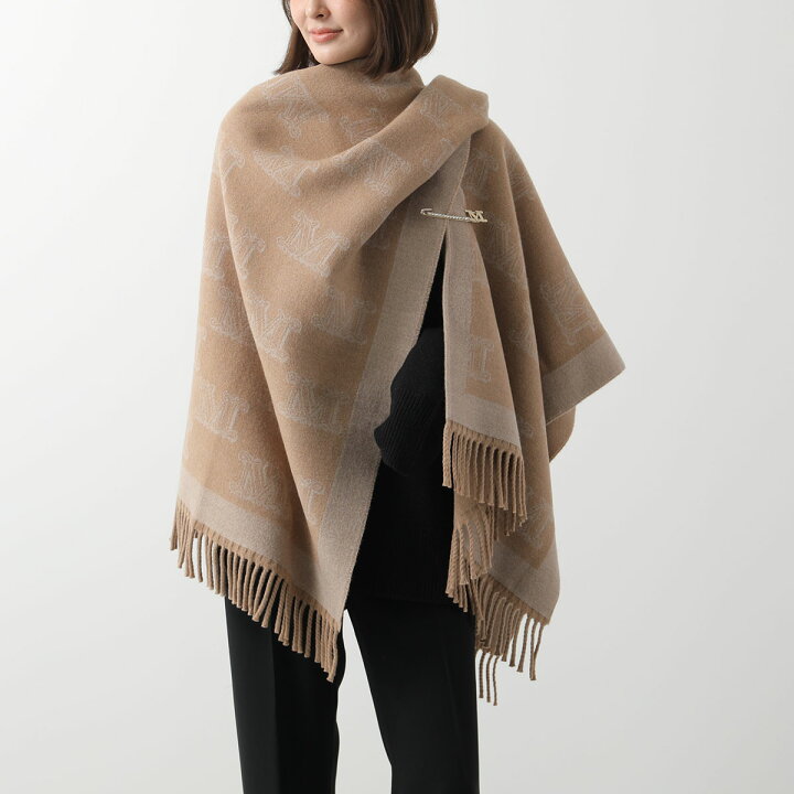 楽天市場】MAX MARA マックスマーラ ケープ FRINE フリンジ レディース  