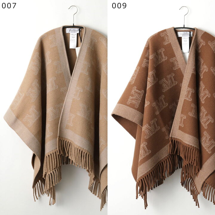 楽天市場】MAX MARA マックスマーラ ケープ FRINE フリンジ レディース  