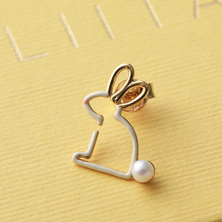 楽天市場】ALIITA アリータ ピアス CONEJITO PERLA ENAMEL EARRING 