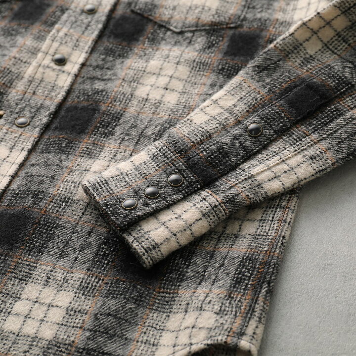 楽天市場】SAINT LAURENT サンローラン フランネルシャツ 615139 Y22OA  