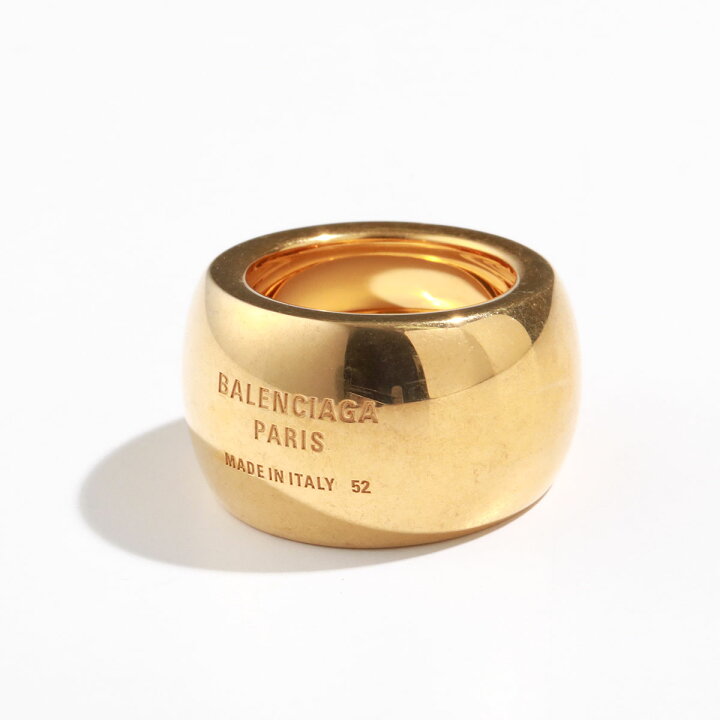 楽天市場】BALENCIAGA バレンシアガ リング PLATED RING 792840 TZ99G 