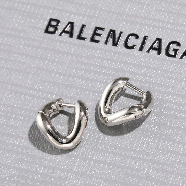 楽天市場】BALENCIAGA バレンシアガ ピアス LOOP MINI EARRINGS P 