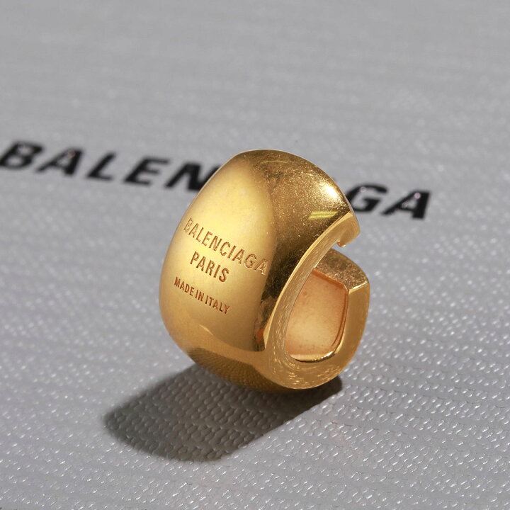 楽天市場】BALENCIAGA バレンシアガ イヤーカフ PLATED EAR CUFF 