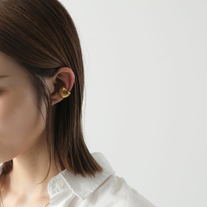 楽天市場】BALENCIAGA バレンシアガ イヤーカフ PLATED EAR CUFF 