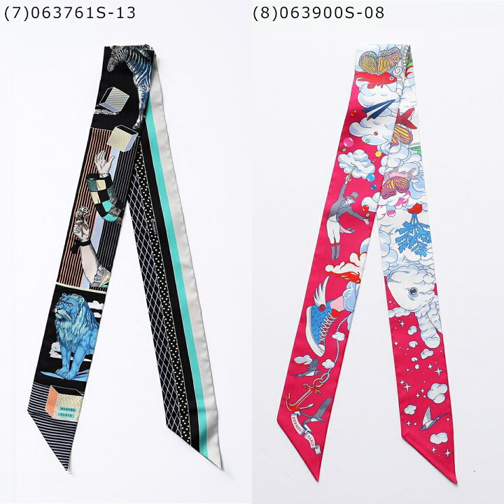 楽天市場】HERMES エルメス ツイリー スカーフ TWILLY レディース  