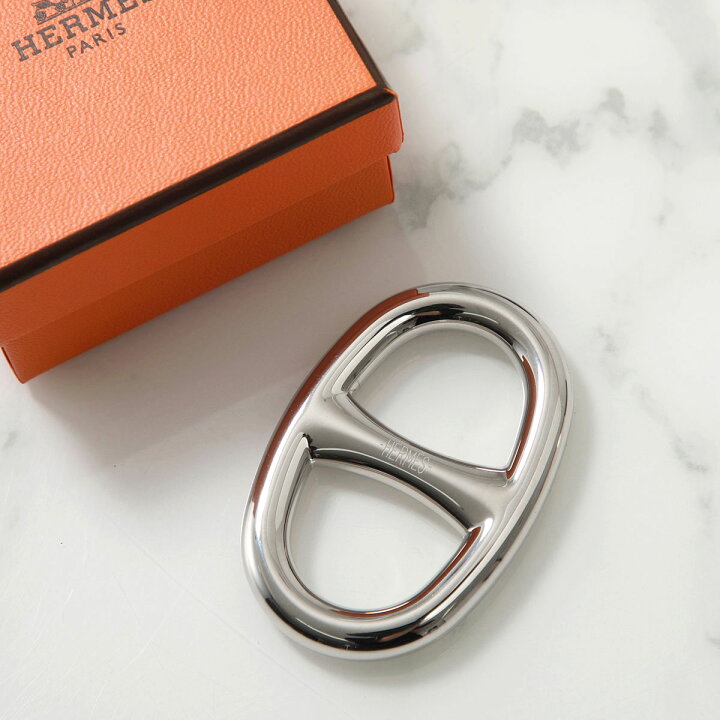 楽天市場】HERMES エルメス スカーフリング シェーヌダンクル Chaine 