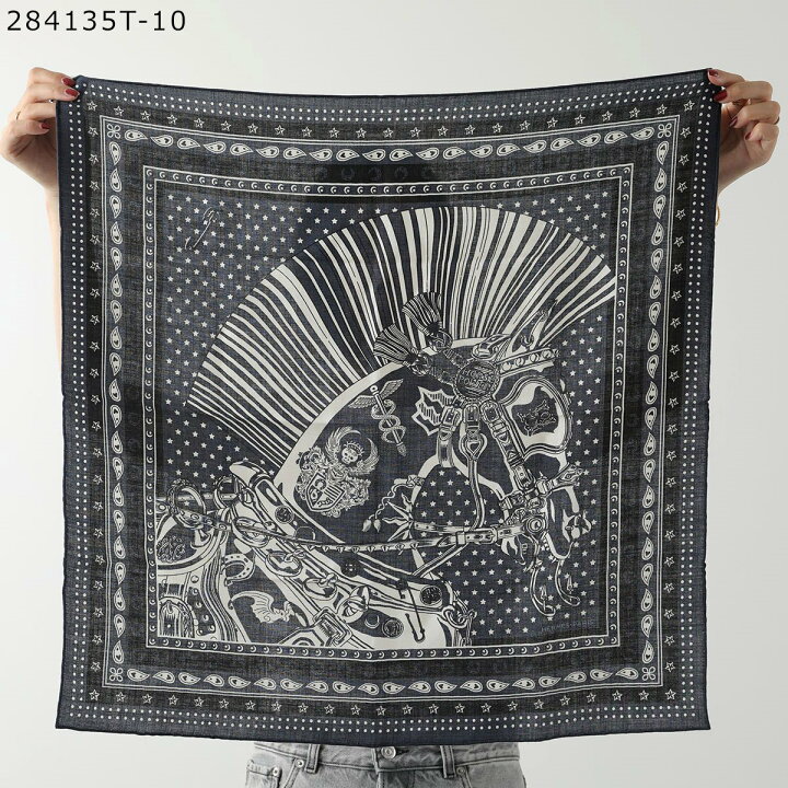 楽天市場】HERMES エルメス スカーフ CARRE カレH 65×65 シュヴァル 