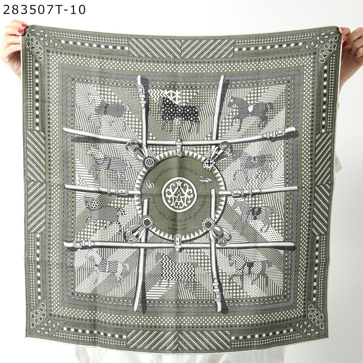楽天市場】HERMES エルメス スカーフ CARRE カレH 65×65 シュヴァル 