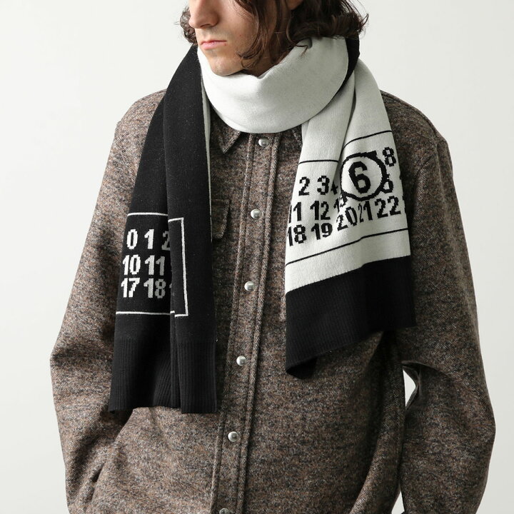 楽天市場】MM6 エムエムシックス メゾンマルジェラ マフラー S52TE0055  