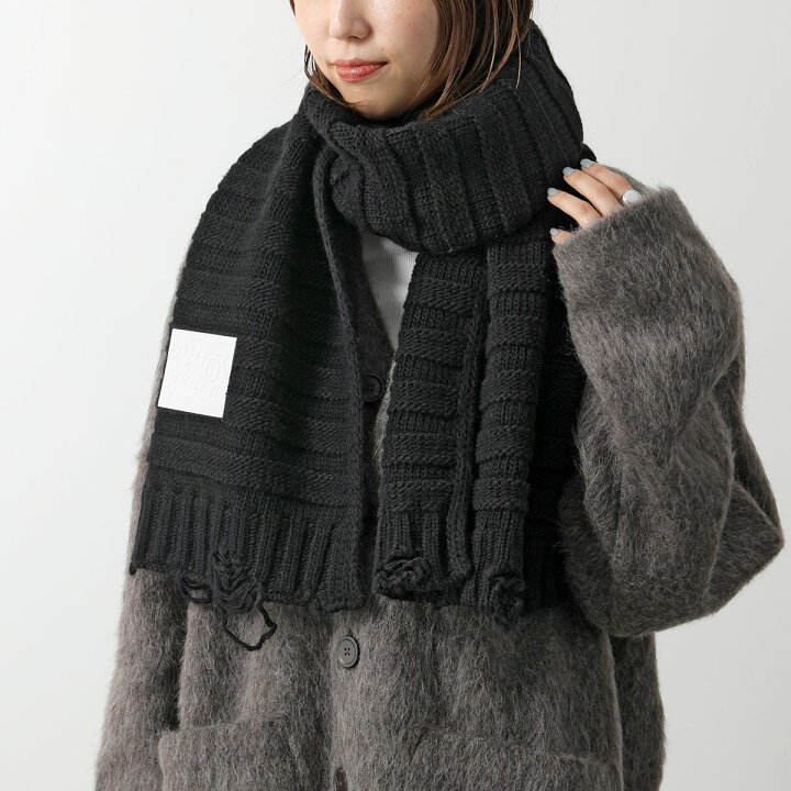 楽天市場】MM6 エムエムシックス メゾンマルジェラ マフラー S52TE0054  