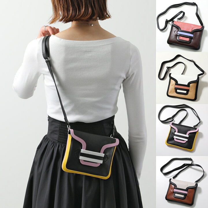 美品 ピエールアルディ PIERRE HARDY ALPHA アルファ ショルダーバッグ 