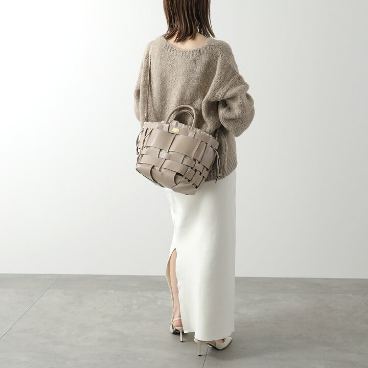 楽天市場】ZANCHETTI ザンケッティ トートバッグ WOVEN MIDI SHOPPER 