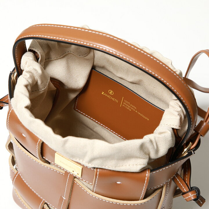 楽天市場】ZANCHETTI ザンケッティ ショルダーバッグ WOVEN BUCKET 
