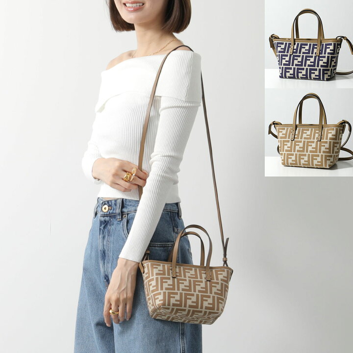 楽天市場】FENDI フェンディ ショルダーバッグ MINI ROLL ロール ミニ  