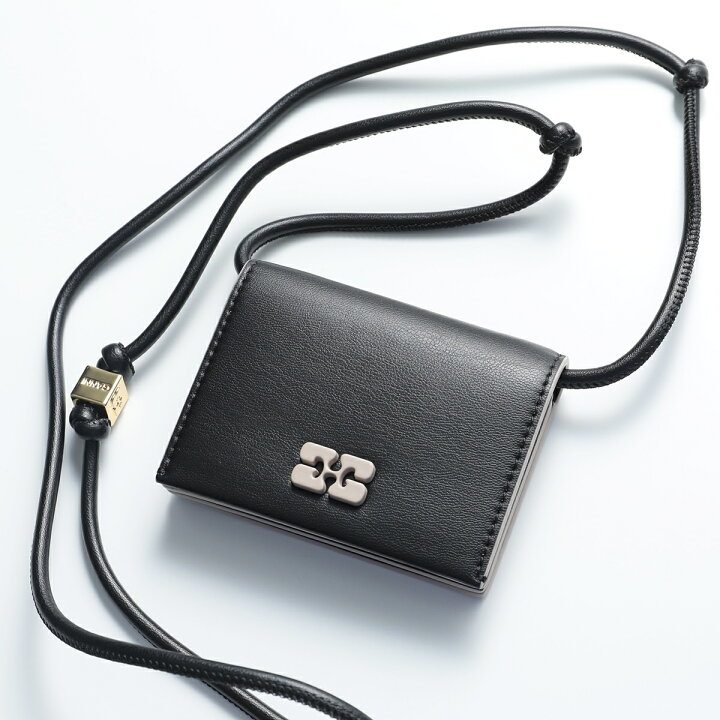 楽天市場】GANNI ガニー ショルダーウォレット Bou Wallet On Strap 