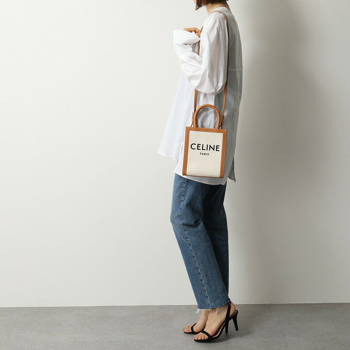 楽天市場】CELINE セリーヌ 193302BNZ.02NT Mini Vertical Cabas ミニ 