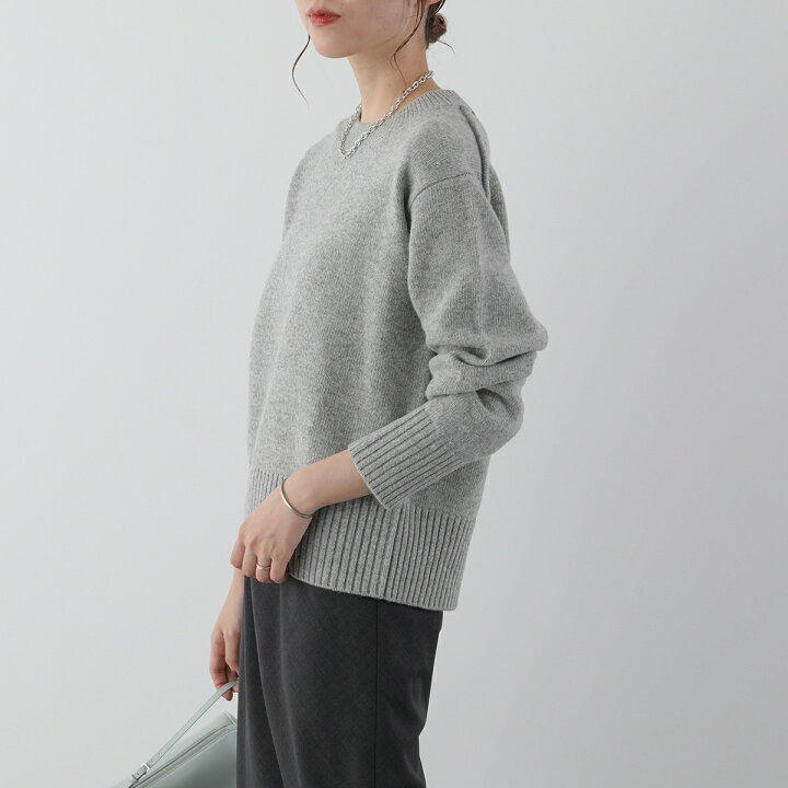 楽天市場】IHATOV イーハトーブ セーター Wool Cashmere Round Knit 