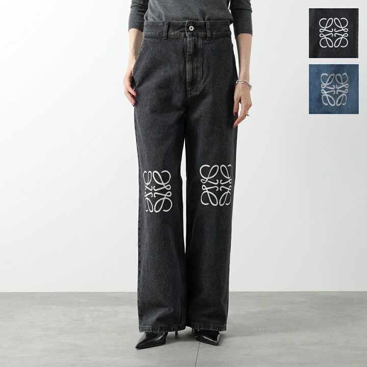 楽天市場】LOEWE ロエベ ジーンズ ANAGRAM BAGGY アナグラム バギー  