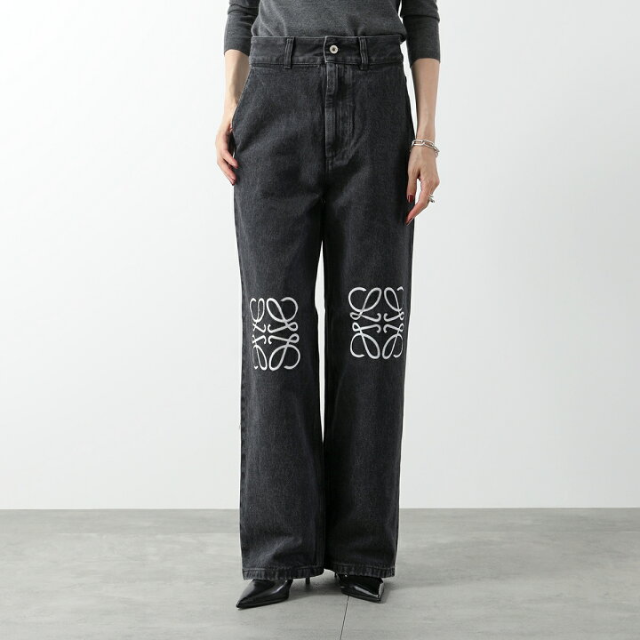 楽天市場】LOEWE ロエベ ジーンズ ANAGRAM BAGGY アナグラム バギー  