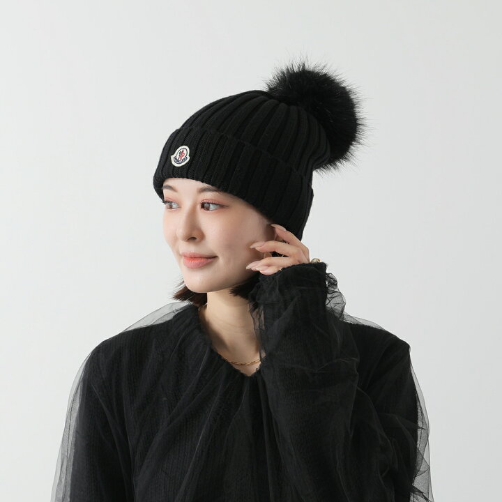 楽天市場】MONCLER モンクレール ニット帽 3B00027 M1131 レディース  