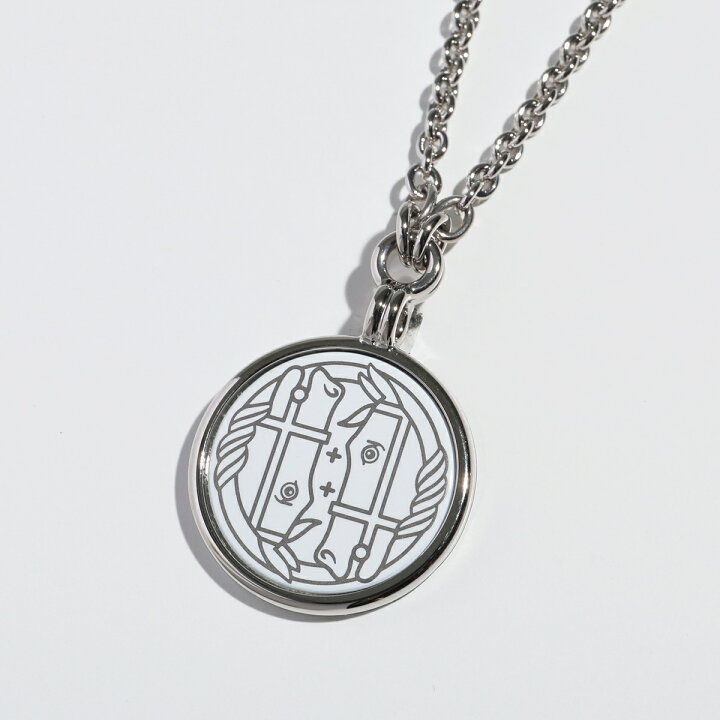 楽天市場】HERMES エルメス ネックレス Medaille Quadrige PM メダイユ 