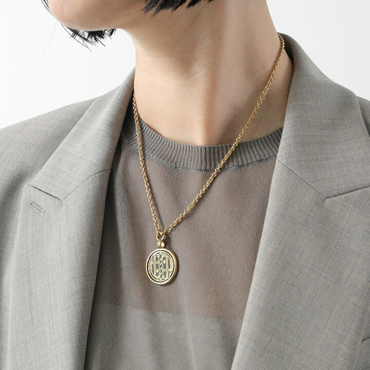 楽天市場】HERMES エルメス ネックレス Medaille Quadrige PM メダイユ  