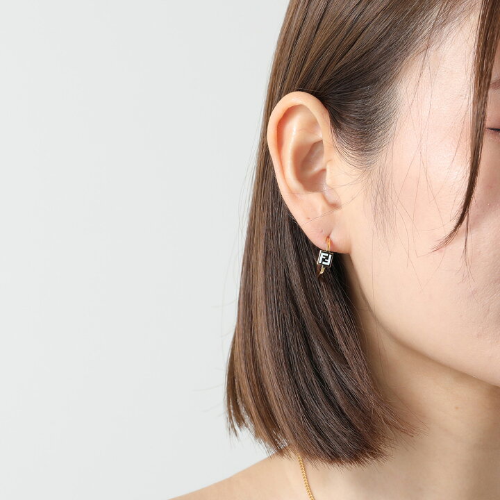 楽天市場】FENDI フェンディ フープピアス FOEVER フォーエバー 8AH992  