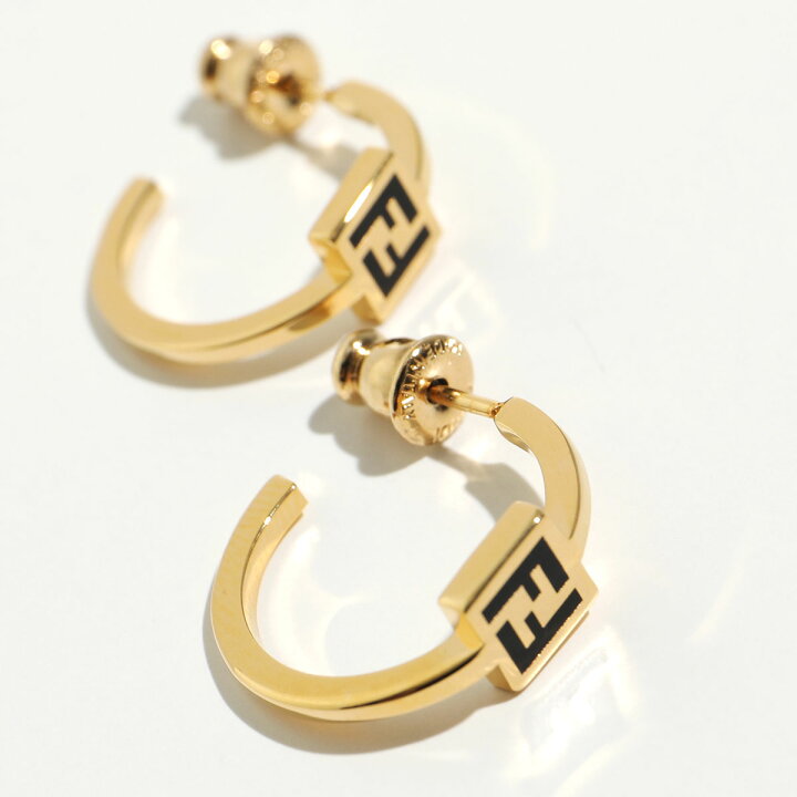 楽天市場】FENDI フェンディ フープピアス FOEVER フォーエバー 8AH992 