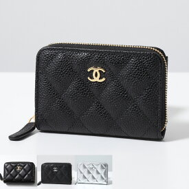 CHANEL シャネル コインケース AP0216 Y01864 Y01588 B10583 Y01295 レディース MATELASSE マトラッセ キャビア ラムスキン クラシック ジップ コインパース キルティング レザー ミニ財布 ココマーク カラー6色