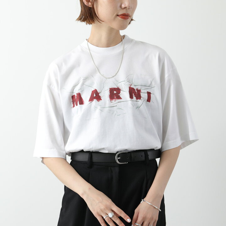 楽天市場】MARNI マルニ Tシャツ HUMU0223PV USCW95 レディース 半袖  