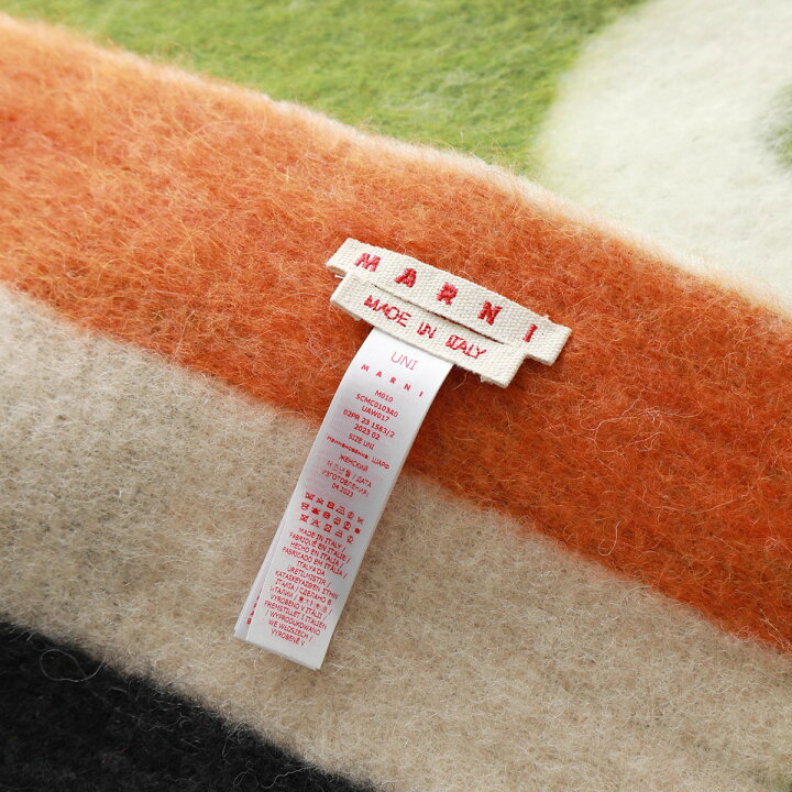 楽天市場】MARNI マルニ マフラー SCMC0103A0 UAW017 レディース ロゴ  
