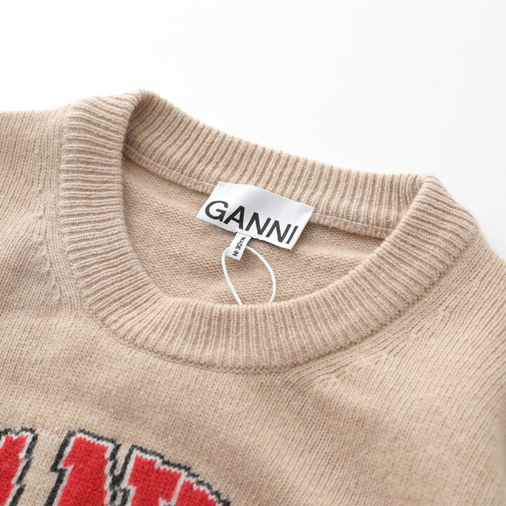 楽天市場】GANNI ガニー ニット Graphic Wool Mix Cherry Tiger 