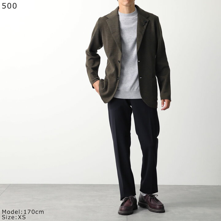 LARDINI / ラルディーニ | ブートニエール / コットン ニット 1B 