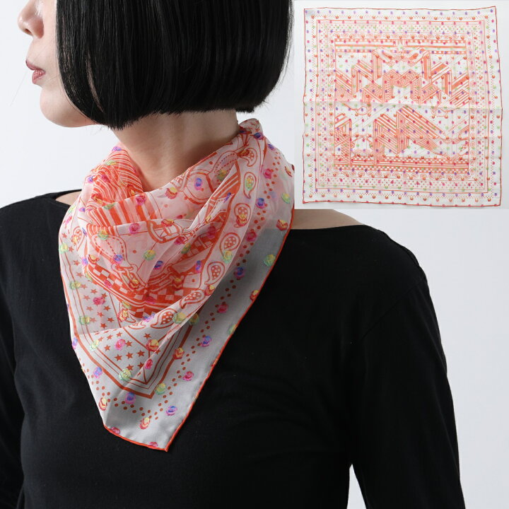 楽天市場】HERMES エルメス スカーフ CARRE カレH 60×60 033867S  