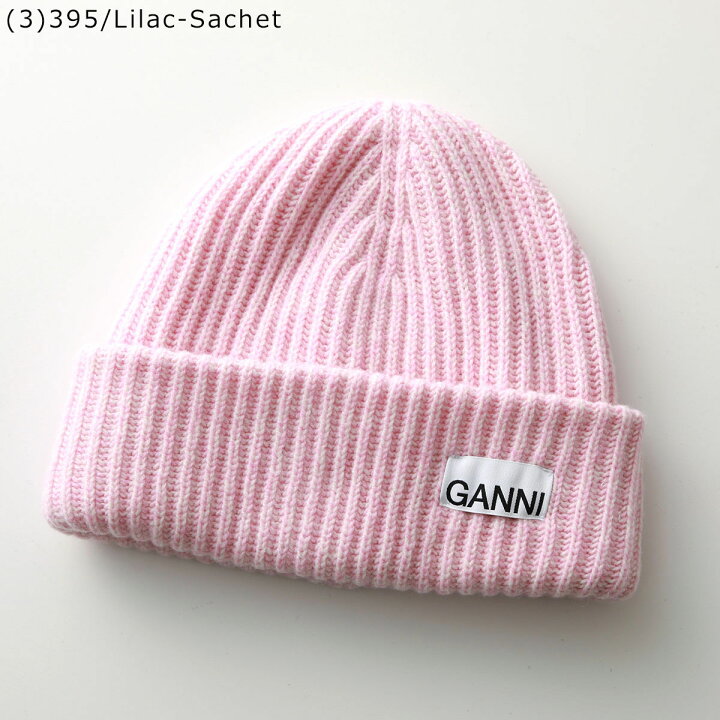 楽天市場】GANNI ガニー ニット帽 Structured Rib Beanie A4429 A6051 