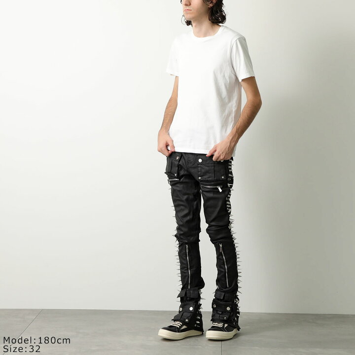 楽天市場】GUAPI グアピ ジーンズ OBSIDIAN BLACK WAXED SPIKES DENIM 