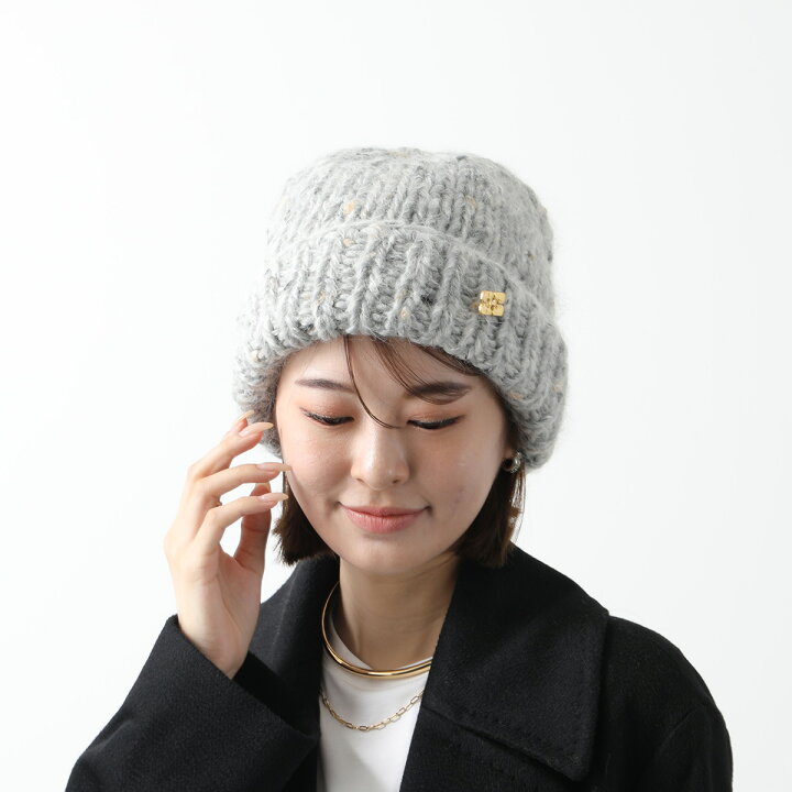 楽天市場】GANNI ガニー ニット帽 Chunky marled handknit beanie 
