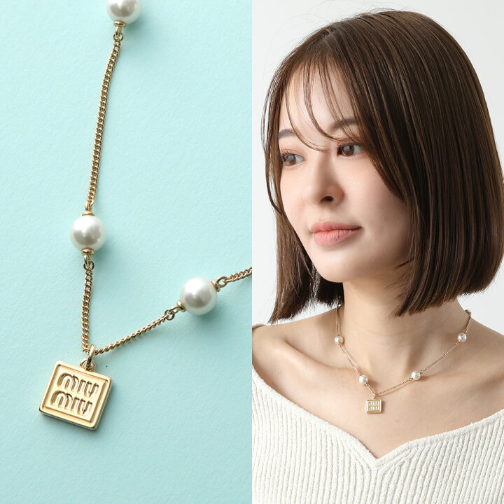 楽天市場】MIUMIU ミュウミュウ ネックレス 5IC127 2F89 レディース 