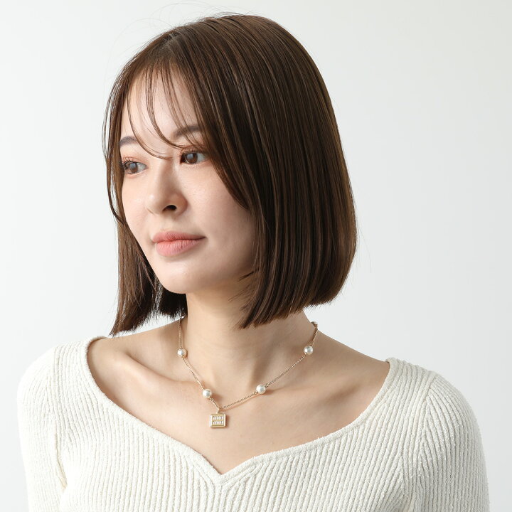 楽天市場】MIUMIU ミュウミュウ ネックレス 5IC127 2F89 レディース 